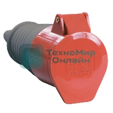 Розетка 225 переносная 3Р + РЕ+ N 32А 380В IP44 IEK