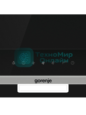 Вытяжка наклонная Gorenje WHI649X21P черный/серебристый, 60 см, 740 куб. м/ч, 67 дБ
