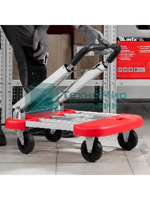 Тележка хозяйственная Matrix, телескопическая, грузоподъемность 150 кг