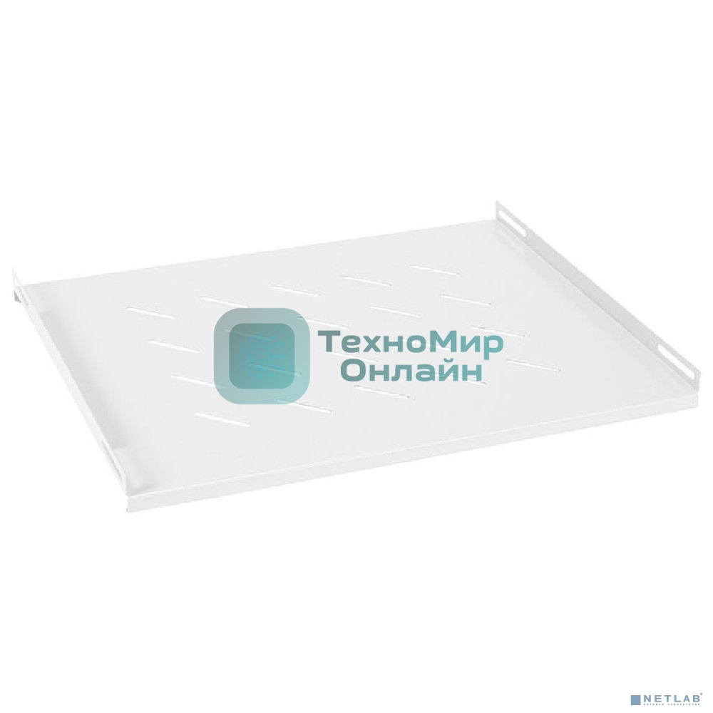 Полка Cabeus, стационарная, 1U, 35х495х400 мм (ВхШхГ), для шкафов глубиной 600мм, с комплектом крепежа, серый