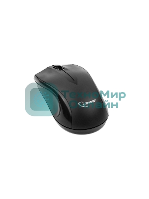 Мышь беспроводная Gembird MUSW-320 черный, 1000 dpi, радиоканал, USB, кнопки - 3