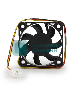 Вентилятор для корпуса Gembird черный 50мм 4500rpm 24db 3-pin 827