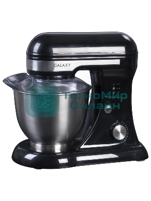 Миксер Galaxy Line GL 2230, черный, планетарный, 700 Вт, 12 скоростей