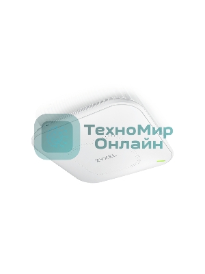 Гибридная точка доступа Zyxel NebulaFlex Pro WAX650S, W-Fi 6, 802.11a/b/g/n/ac/ax (2,4 и 5 ГГц), MU-MIMO, Smart Antenna, внутренние антенны 4x4, до 1200+2400 Мбит/с, 1xLAN 5GE, 1xLAN GE, PoE, защита о