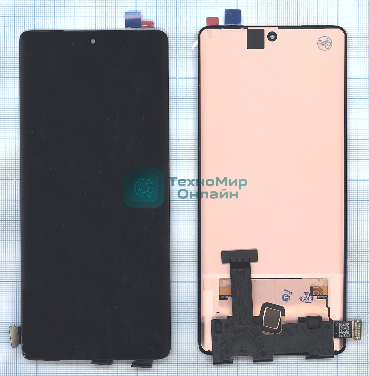 Дисплей для Vivo V29e в сборе с тачскрином orig черный