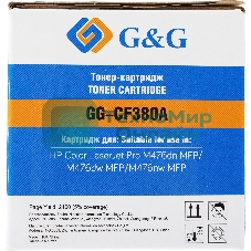 Картридж лазерный G&G GG-CF380A черный (2400 стр.) для HP LJ Pro M476dn/M476nw/M476dw