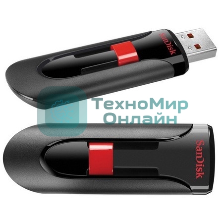 Флешка USB SanDisk USB 128Gb, Cruzer Glide SDCZ60-128G-B35