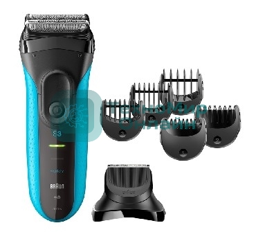 Электробритва сетчатая Braun 3010BT синий/черный