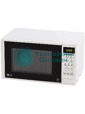 Микроволновая печь LG MS20R42D белый, 20 л, 700 Вт, переключатели - сенсор