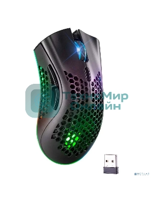 Мышь беспроводная Defender Warlock GM-709L черный, 2400 dpi, радиоканал, USB, кнопки - 8