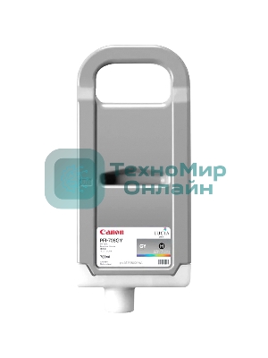 Картридж струйный Canon PFI-706 GY серый (700 мл) для Canon iPF8300S/8400/9400S/9400