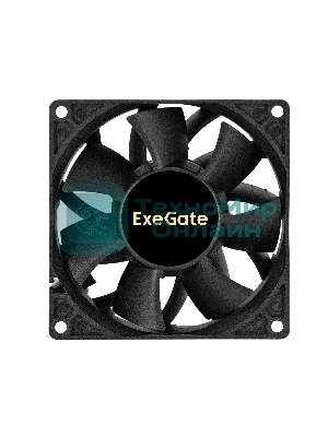 Вентилятор для корпуса ExeGate EX09238S3P-24 черный, 92 мм, 4500 об/мин, 48.3 дБ, 3 pin
