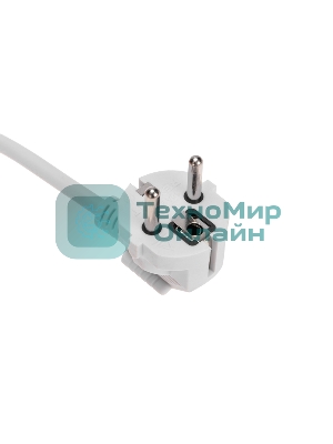 Удлинитель STANDARD 6 гнезд, 5м, 3х1,0мм², с/з, белый REXANT