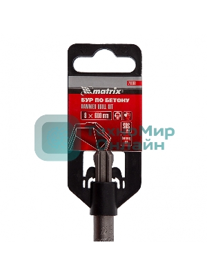 Бур по бетону Matrix, 8 x 600 мм, SDS PLUS