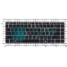 Клавиатура для ноутбука HP ZBook 14u G4 черная