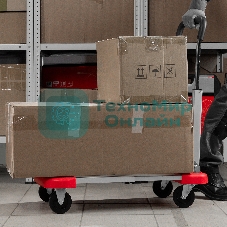 Тележка хозяйственная Matrix, телескопическая, грузоподъемность 150 кг