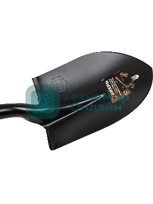 Штыковая лопата с изогнутой тулей Вихрь металлический черенок 73/7/1/7