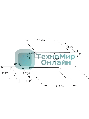 Индукционная варочная панель Gorenje GI6421SYW белый