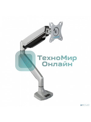 Кронштейн Kromax OFFICE-21 серебристый, 6 шт/уп. Кр. алюм. настол. для мон. 17