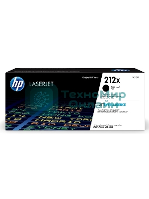 Картридж лазерный Cartridge HP 212X для CLJ Enterprise M554/M555/M578, черный (13 000 стр.)