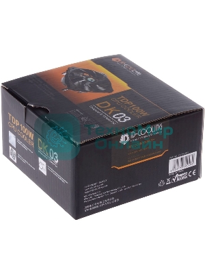 Кулер для CPU ID-Cooling DK-03 серебристый/черный 120мм 1600rpm 26db 100W 63мм