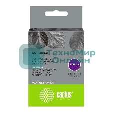 Картридж ленточный Cactus CS-TZE431 черный шрифт, красный фон (12 мм, 8 м) для Brother 1010/1280/1280VP/2700VP