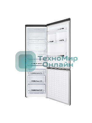 Холодильник Maunfeld MFF195NFIX10 нержавеющая сталь двухкамерный 252/98л морозилка снизу, No Frost