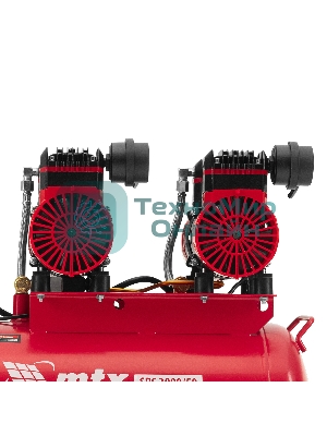 Компрессор безмасляный малошумный SPC 3000/50, 3000 Вт, ресивер 50 л, 520 л/мин MTX