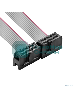 Планка портов в корпус 1xCOM ExeGate BrctDB91 (Com 10-pin (F) --> RS232 DB9 Male, кабель 20 см)