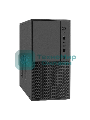 Компьютерный корпус Minitower ExeGate BAA-308M (mATX, без БП, 2*USB, HD Audio, черный)