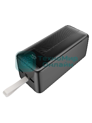 Портативный аккумулятор Gembird GPB-50Q, 50000мА·ч, QC/PD, дисплей, черный