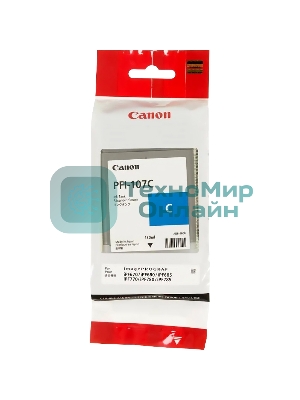 Картридж струйный Canon PFI-107C (6706B001) голубой (130 мл) для Canon iP F680/685/780/785