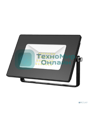 Прожектор светодиодный Gauss Elementary 30Вт 2100лм IP65 6500К черный ПРОМО