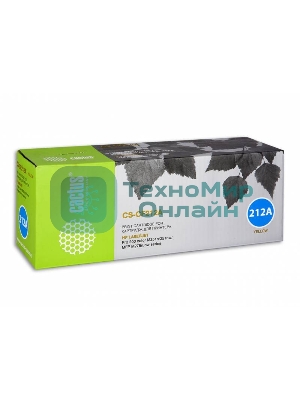 Картридж лазерный Cactus CS-CF212A желтый (1800 стр.) для HP LaserJet Pro 200 M251/M276