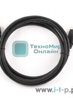 Кабель Cablexpert HDMI CC-HDMI4-1M, 19M/19M, v2.0, медь, позол.разъемы, экран, 1м, черный, пакет