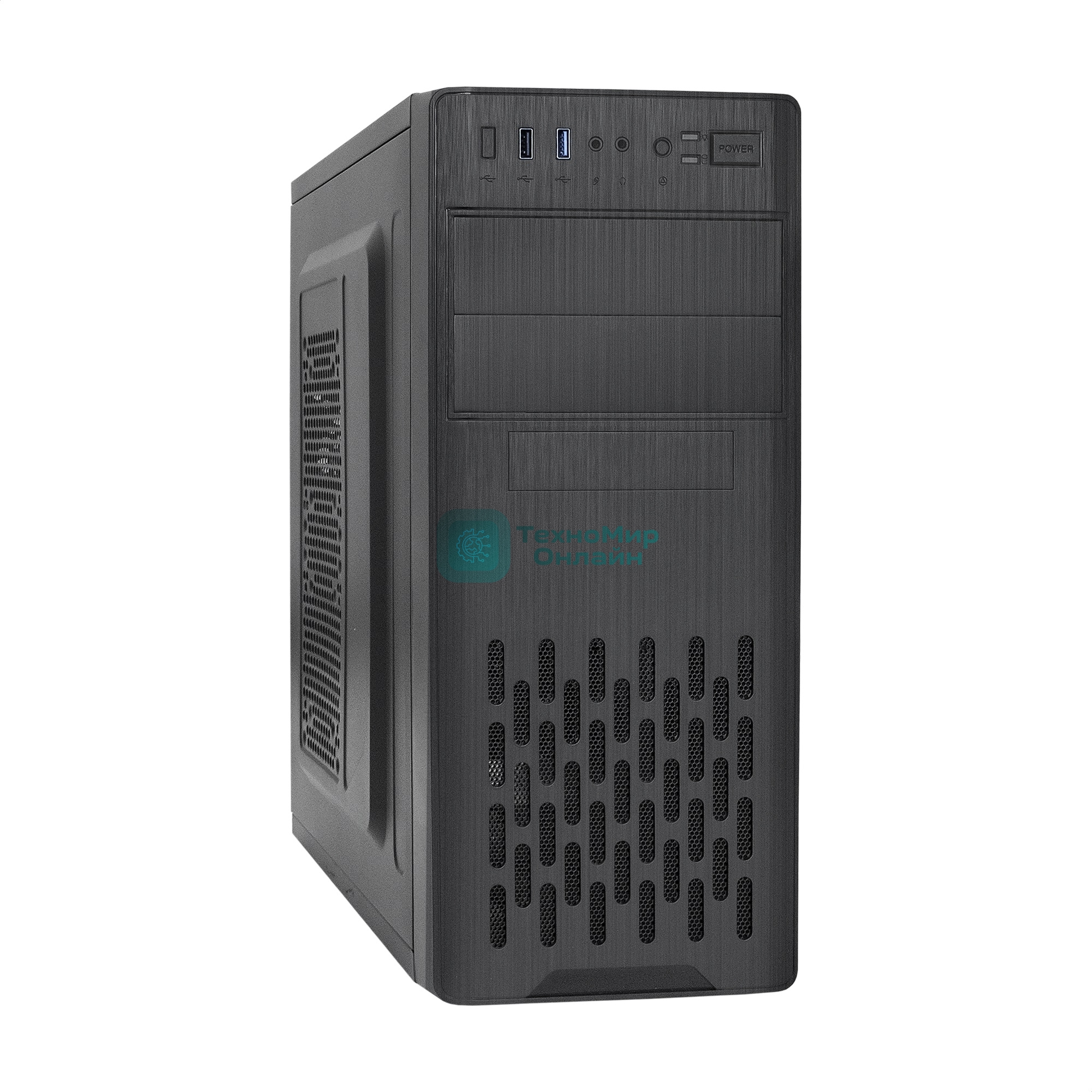 Компьютерный корпус Miditower ExeGate CP-606U-AB600 (ATX, AB600 с вент. 8см, 1хUSB/1хUSB 3.0, аудио)