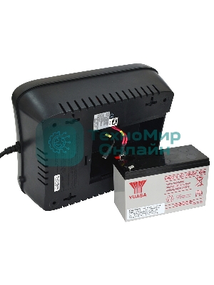 Источник бесперебойного питания Powercom Spider SPD-750U USB LCD 450Вт 750ВА черный