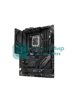 Материнская плата ASUS ROG STRIX B760-F GAMING WIFI, LGA 1700, Intel B760, 4xDDR5, 4xSATA, 3xM.2, 1xPCI-E 5.0 x16, 1xPCI-E 3.0 x4, 1xHDMI, 1xDP, 1x 2.5Gb LAN, 1xUSB-A 3.2 Gen 2, 6xUSB-A 3.2 Gen 1, 1xUSB-C 3.2 Gen 2x2, 5x3.5 мм, 7.1, Standard-ATX