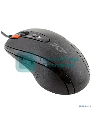 Мышь проводная A4Tech XL-750BK черный/красный, 3600 dpi, USB, кнопки - 7