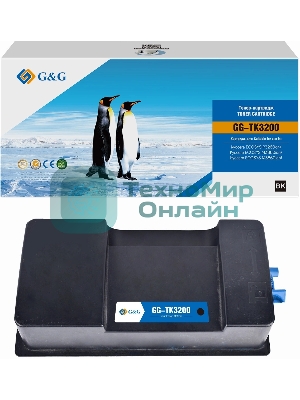 Картридж лазерный G&G GG-TK3200 TK-3200 черный (40000 стр.) для Kyocera ECOSYS P3260dn/M3860idn/M3860idnf