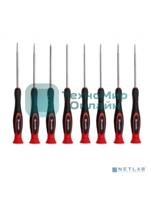 Набор отверток Matrix для точных работ универсальный, 8 шт., Crv