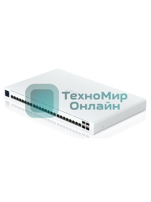 Коммутатор Ubiquiti UISP Switch Pro PoE-коммутатор, 24х 1G RJ45, 4х 10G SFP+, раздача 220 Вт
