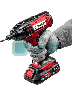 Винтоверт ЗУБР 18В, 2 АКБ (2Ач), в кейсе, ударный. ГВЛ-255-22