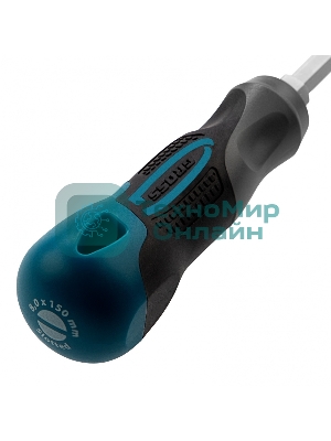 Отвертка Gross 12119 SL8,0 x 150 мм S2, трехкомпонентная рукоятка