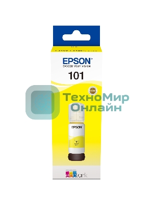 Чернила Epson L101 C13T03V44A желтый (70 мл) для Epson L4150/L4160/L6160/L6170/L6190