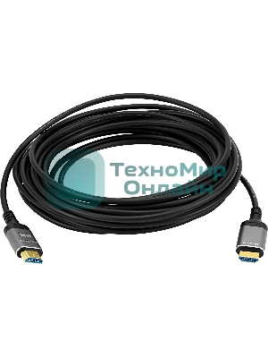 Кабель аудио-видео Digma HDMI (m)/HDMI (m) 10м. позолоч.конт. черный (HDMI-AOC2.1-10)