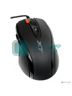 Мышь проводная A4Tech XL-750BK черный/красный, 3600 dpi, USB, кнопки - 7