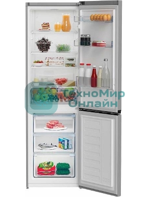 Холодильник Beko B1RCSK362G серый двухкамерный 230/113л морозилка снизу