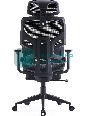 Кресло Cactus CS-CHR-MC01-BLBK синий, сетка, подголовник, подставка для ног