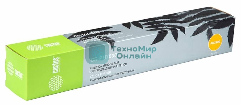 Картридж лазерный Cactus CS-PH7500 (106R01446) черный (19800 стр.) для Xerox Phaser 7500